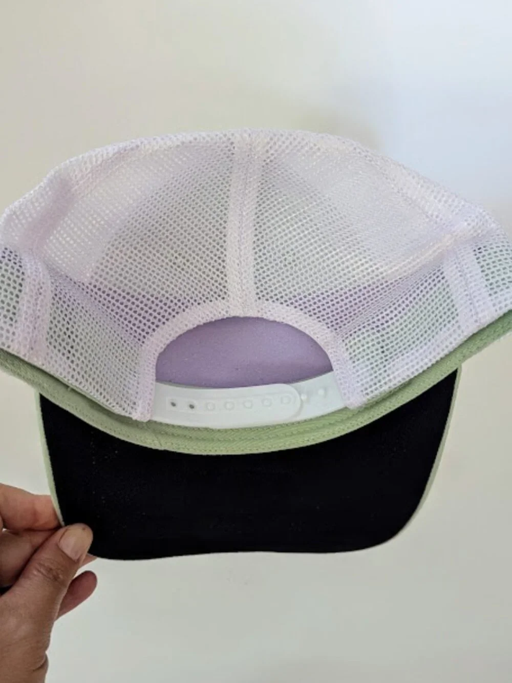 Bajio Sage Green White Mesh Trucker Snapback Hat NWOT